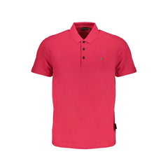 Napapijri Pink Cotton Polo Shirt - Polos
