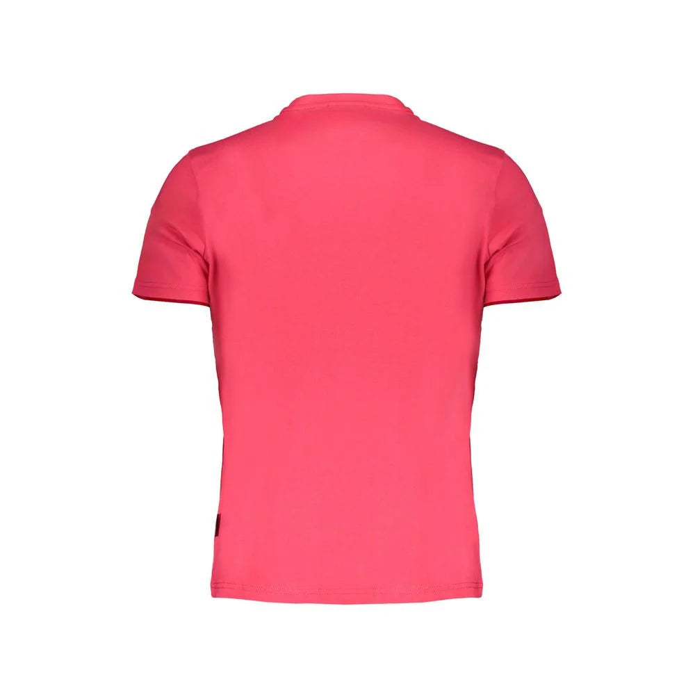Napapijri Pink Cotton T-Shirt - T-Shirts