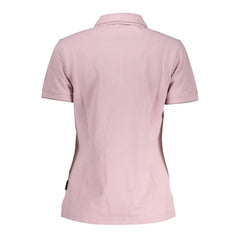 Napapijri Pink Cotton Women Polo Shirt - S