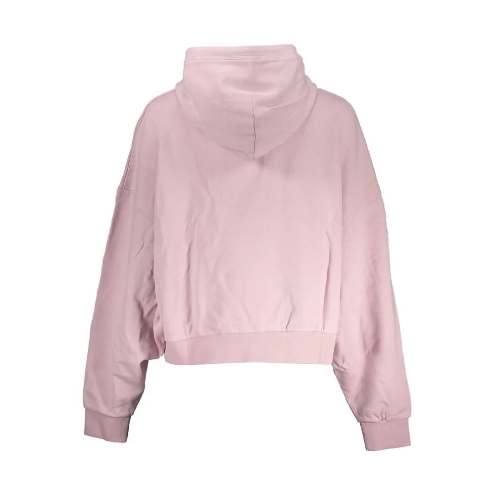 Napapijri Pink Cotton Women Sweater - 2XS - Hoodies