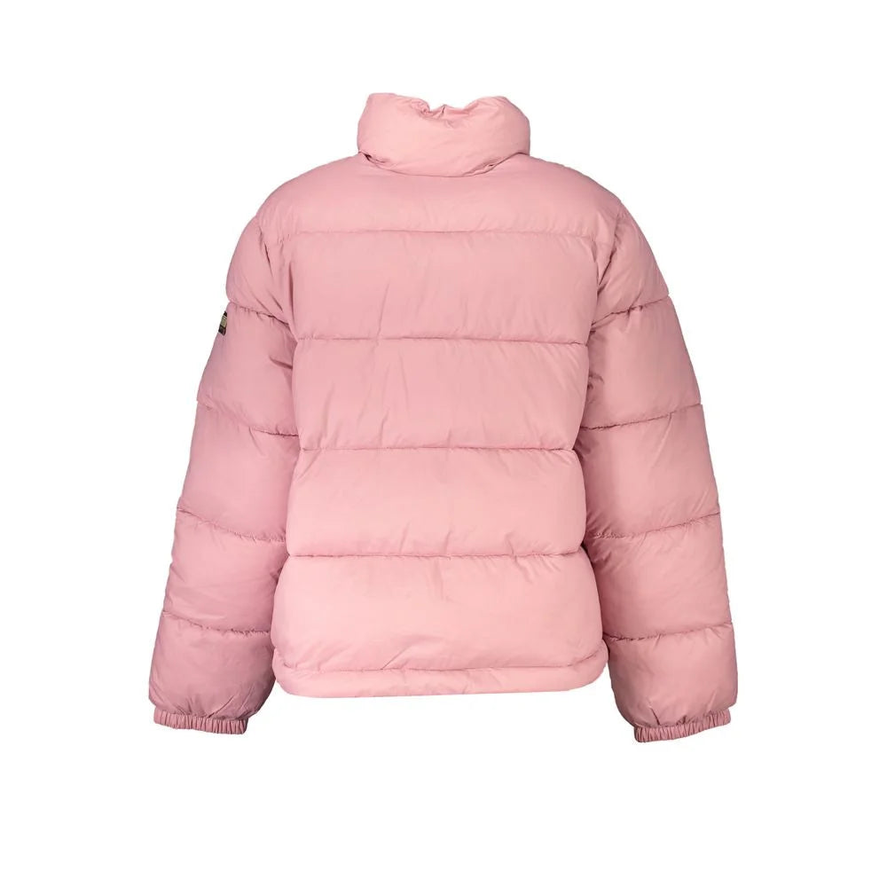 Napapijri Pink Polyamide Jackets & Coat - Puffer Jackets