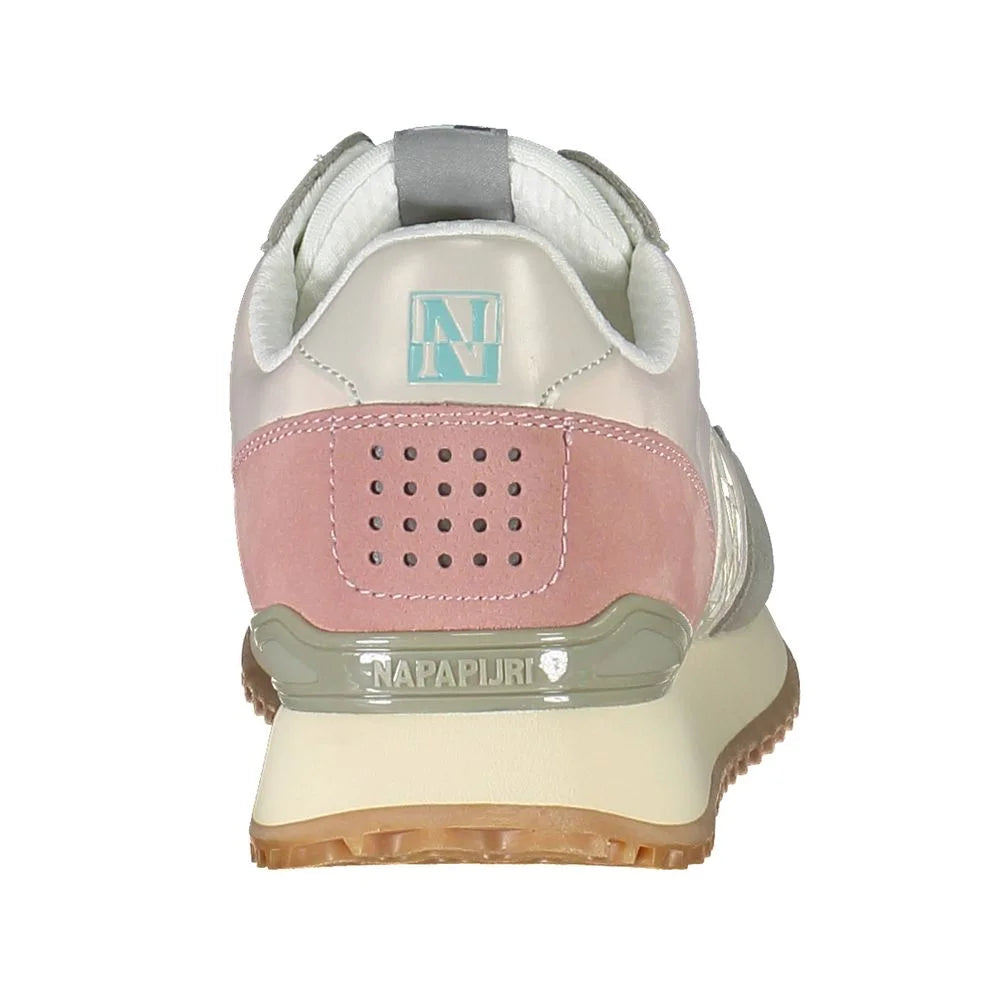 Napapijri Pink Polyester Women Sneaker - EU41/US11 - Sneakers