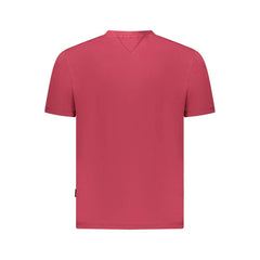 Napapijri Red Cotton Men T-Shirt - M - T-Shirts