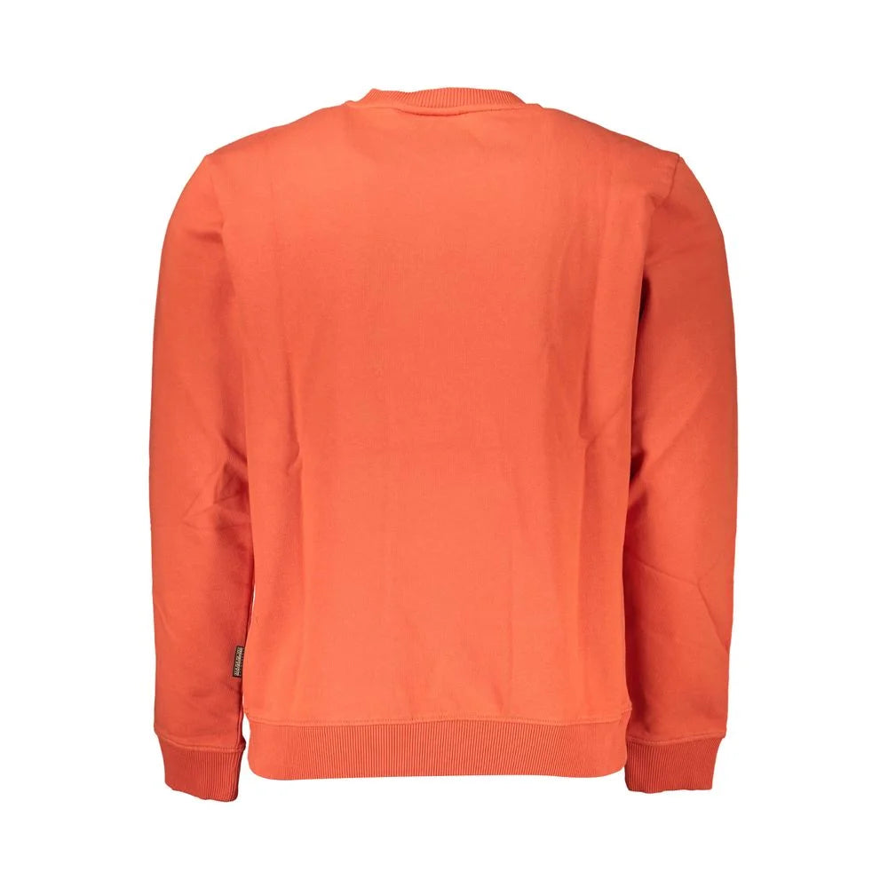 Napapijri Red Cotton Sweatshirt - Sweatshirts