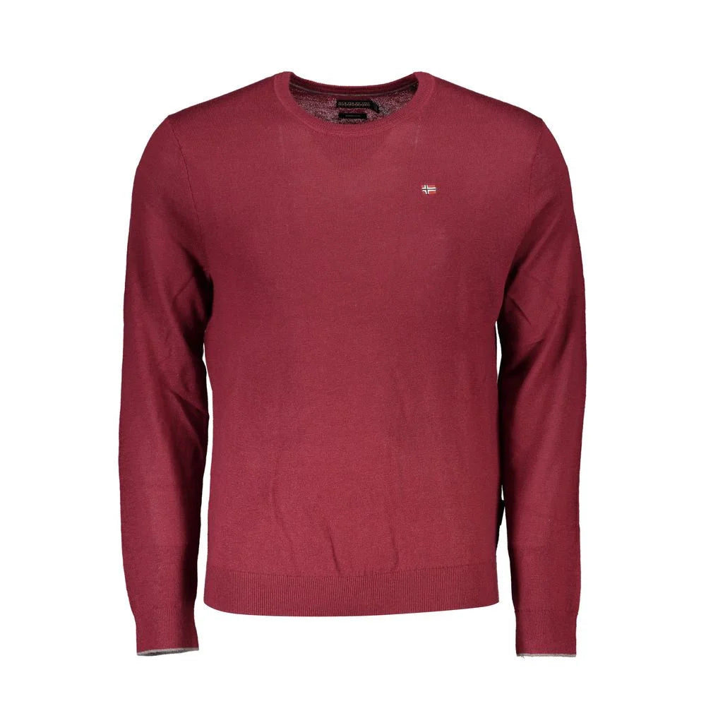 Napapijri Red Fabric Men Sweater - Sweaters