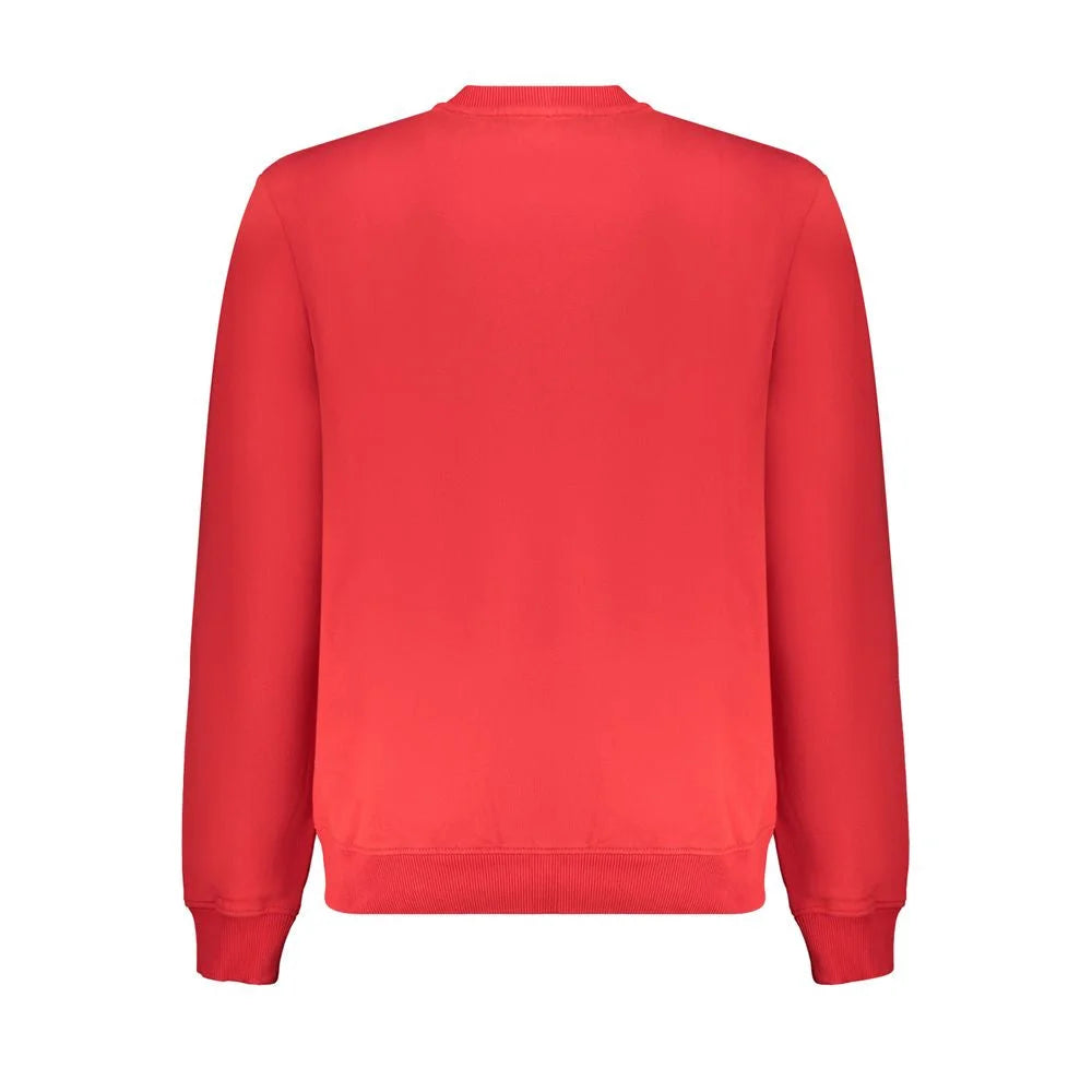 Napapijri Red Organic Cotton Men Sweater - Sweatshirts