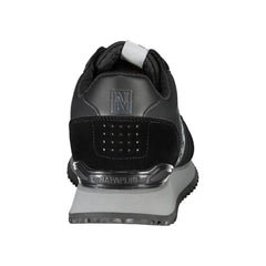 Napapijri Sleek Black Contrast Lace Sneakers - EU41/US8 - Sneakers