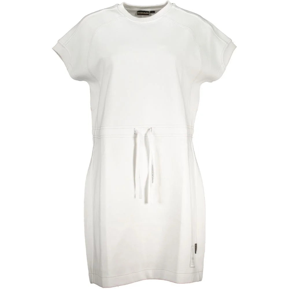 Napapijri White Cotton Dress - XS