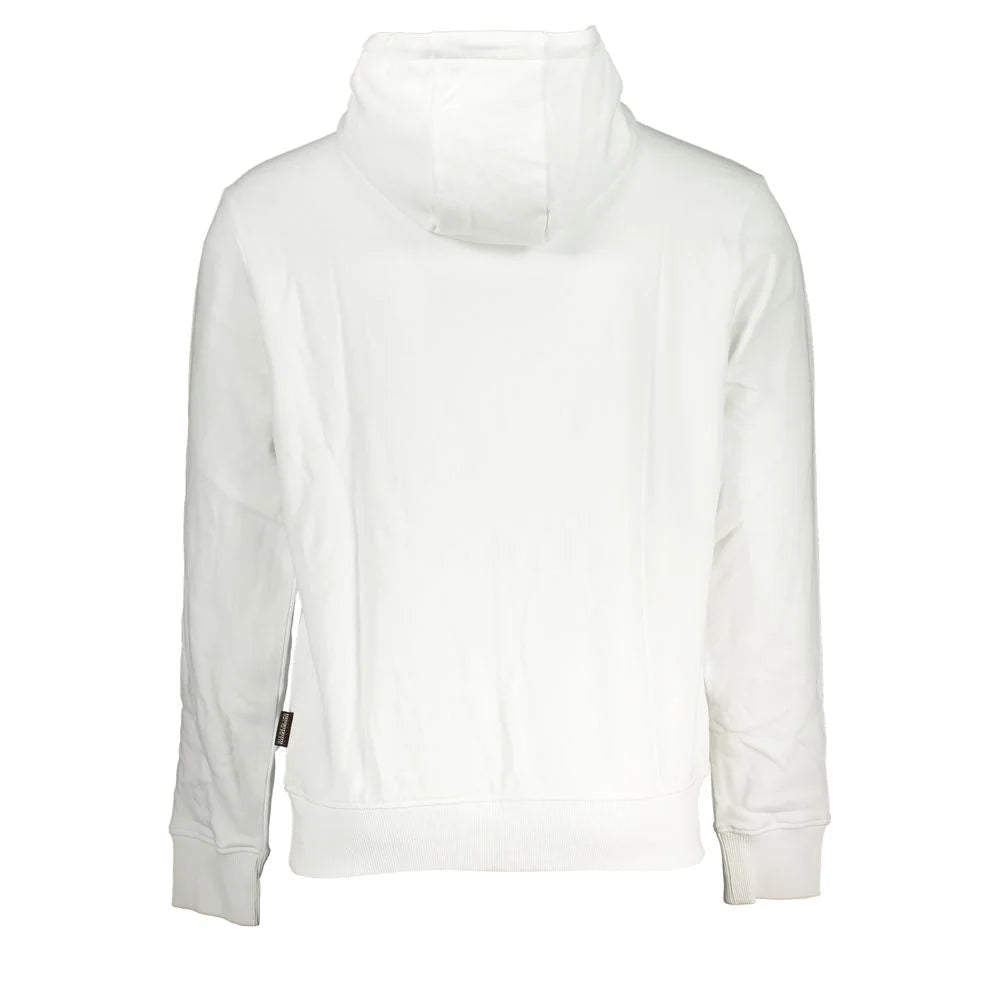 Napapijri White Cotton Men Sweater - Hoodies