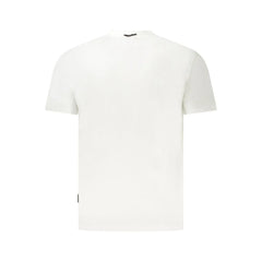 Napapijri White Cotton Men T-Shirt - T-Shirts
