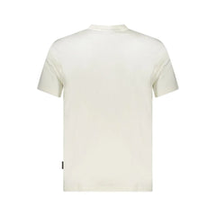 Napapijri White Cotton Men T-Shirt - T-Shirts