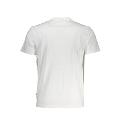 Napapijri White Cotton Men T-Shirt - T-Shirts