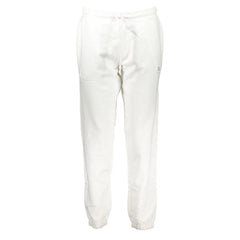 Napapijri White Cotton Pant - Training Pants