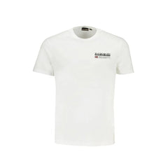 Napapijri White Cotton T-Shirt - L