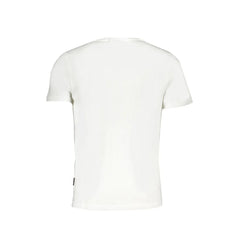 Napapijri White Cotton T-Shirt - L