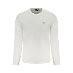 Napapijri White Cotton T-Shirt - T-Shirts