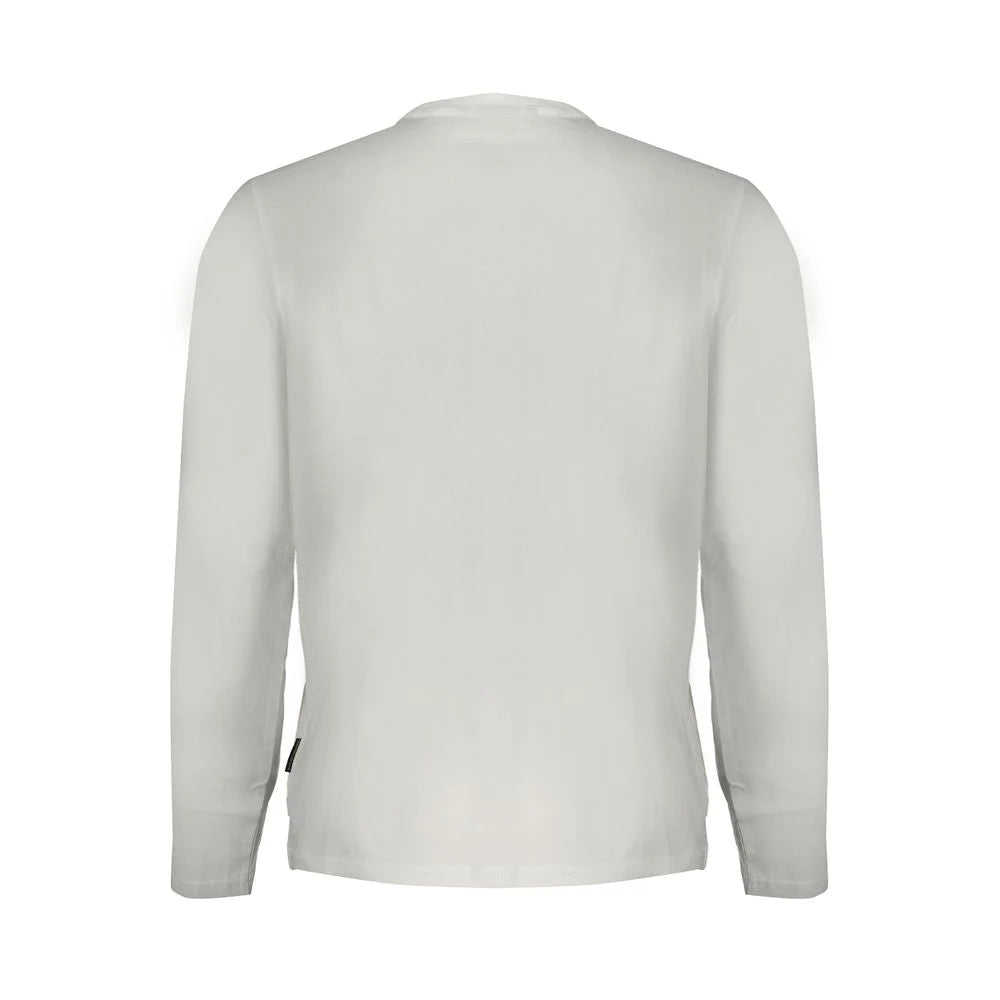 Napapijri White Cotton T-Shirt - T-Shirts