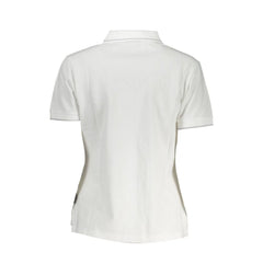 Napapijri White Cotton Women Polo Shirt - Polos