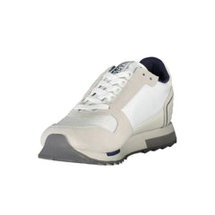 Napapijri White Leather Men Sneaker - EU44/US11 - Sneakers
