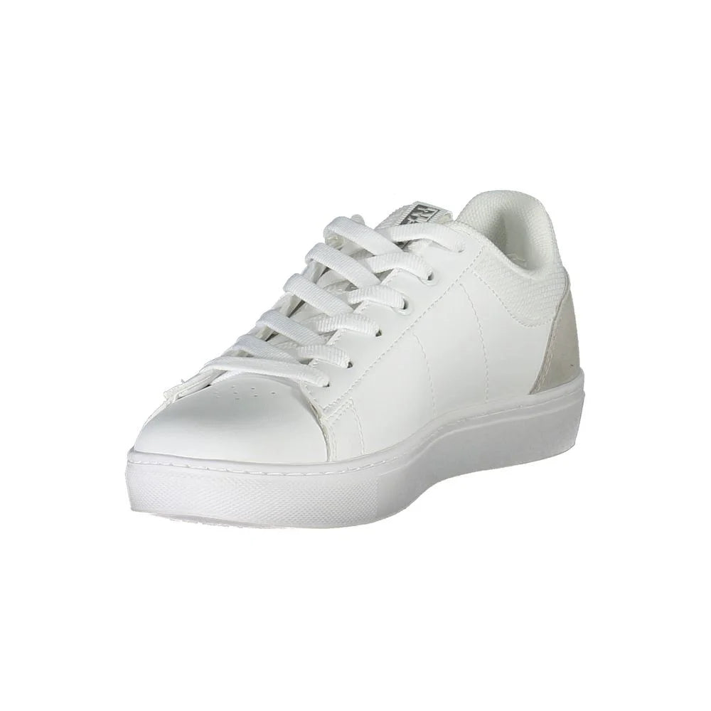 Napapijri White Leather Women Sneaker - Sneakers