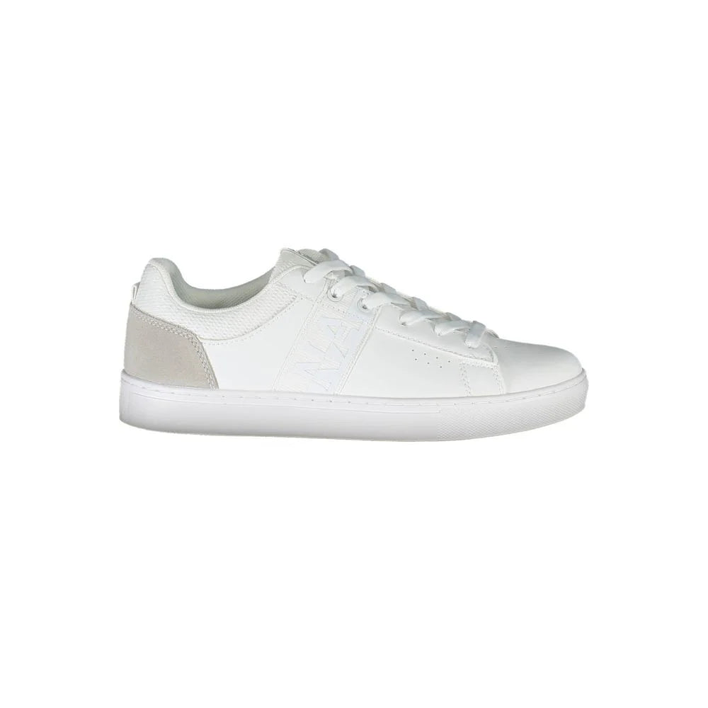 Napapijri White Leather Women Sneaker - Sneakers