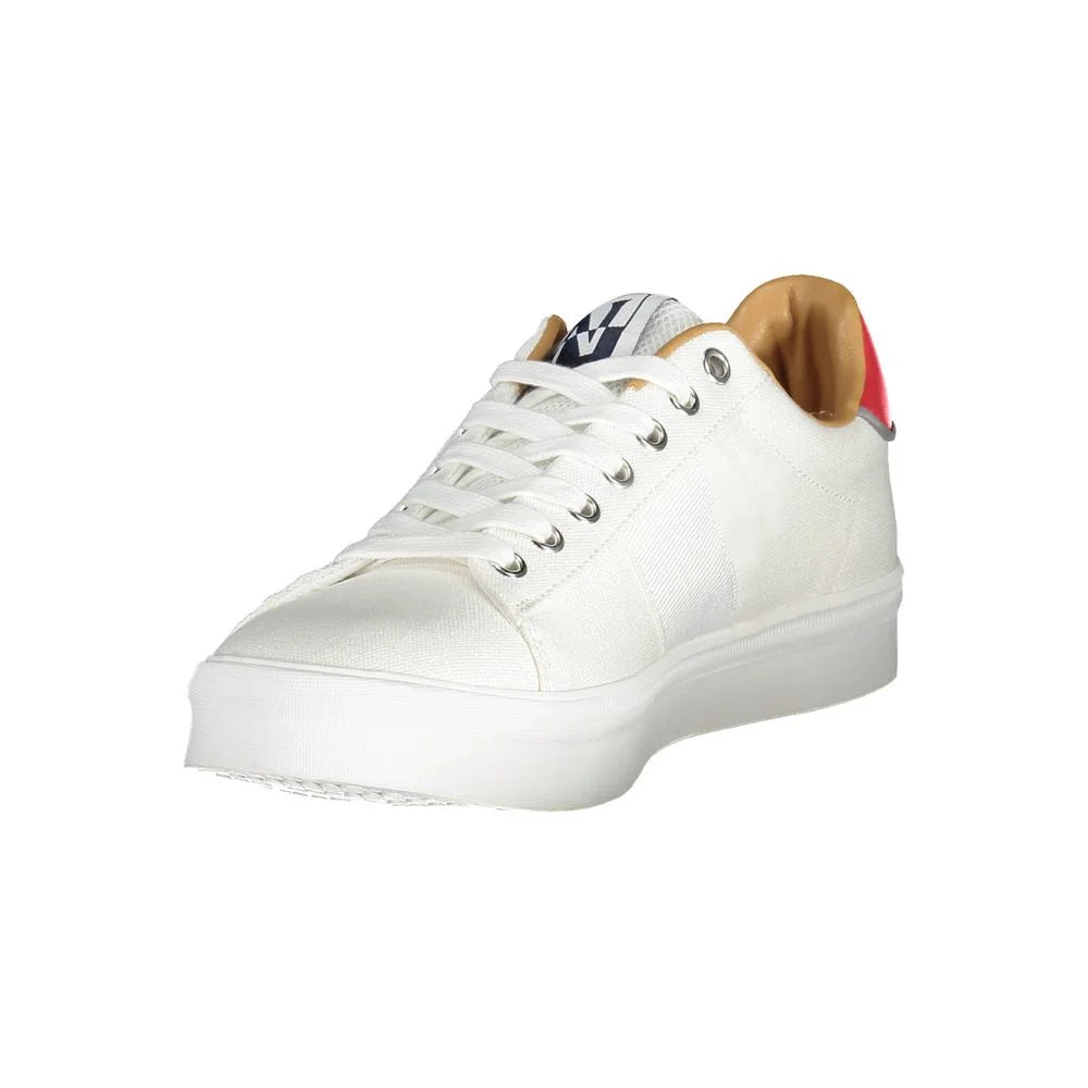 Napapijri White Polyester Men Sneaker - Sneakers