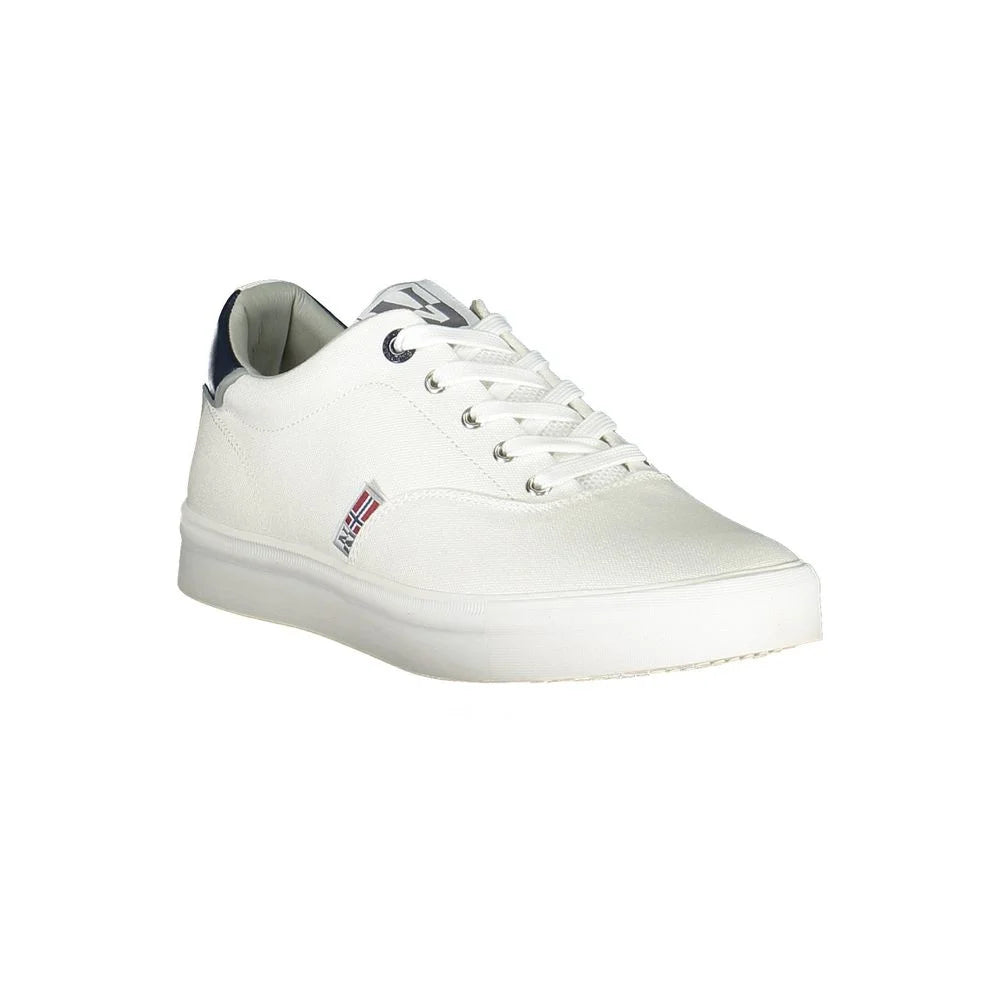 Napapijri White Polyester Men Sneaker - Sneakers