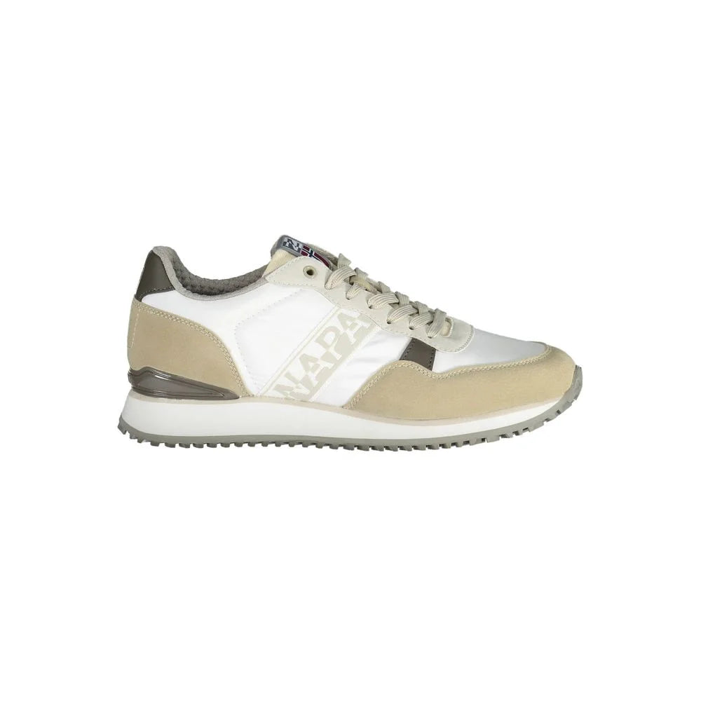 Napapijri White Polyester Men Sneaker - Sneakers