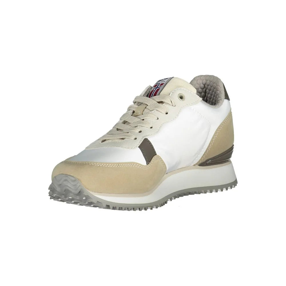 Napapijri White Polyester Men Sneaker - Sneakers