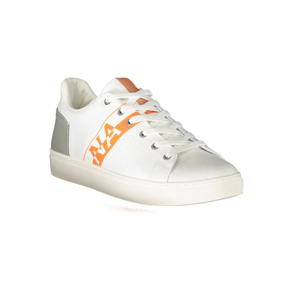 Napapijri White Polyester Sneaker - Sneakers