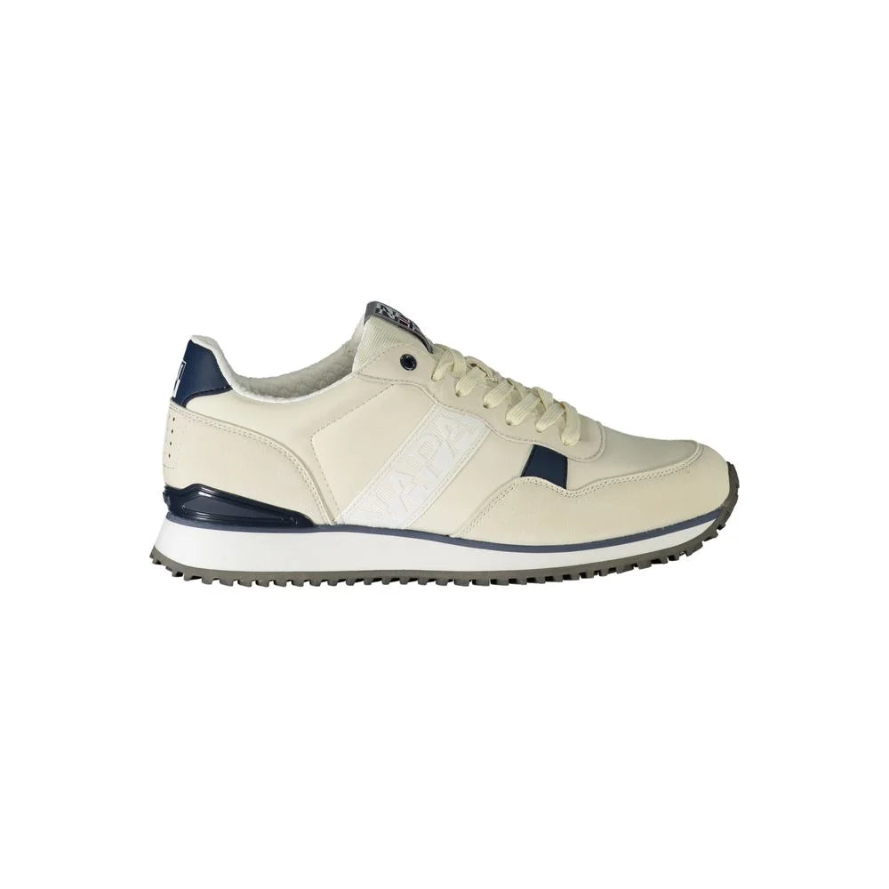 Napapijri White Polyester Sneaker - Sneakers
