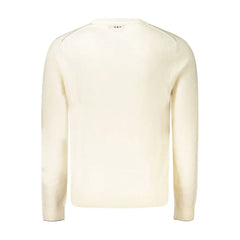 Napapijri White Wool Men Sweater - Sweaters