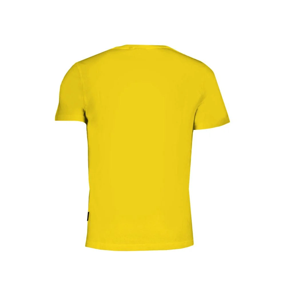 Napapijri Yellow Cotton T-Shirt - T-Shirts