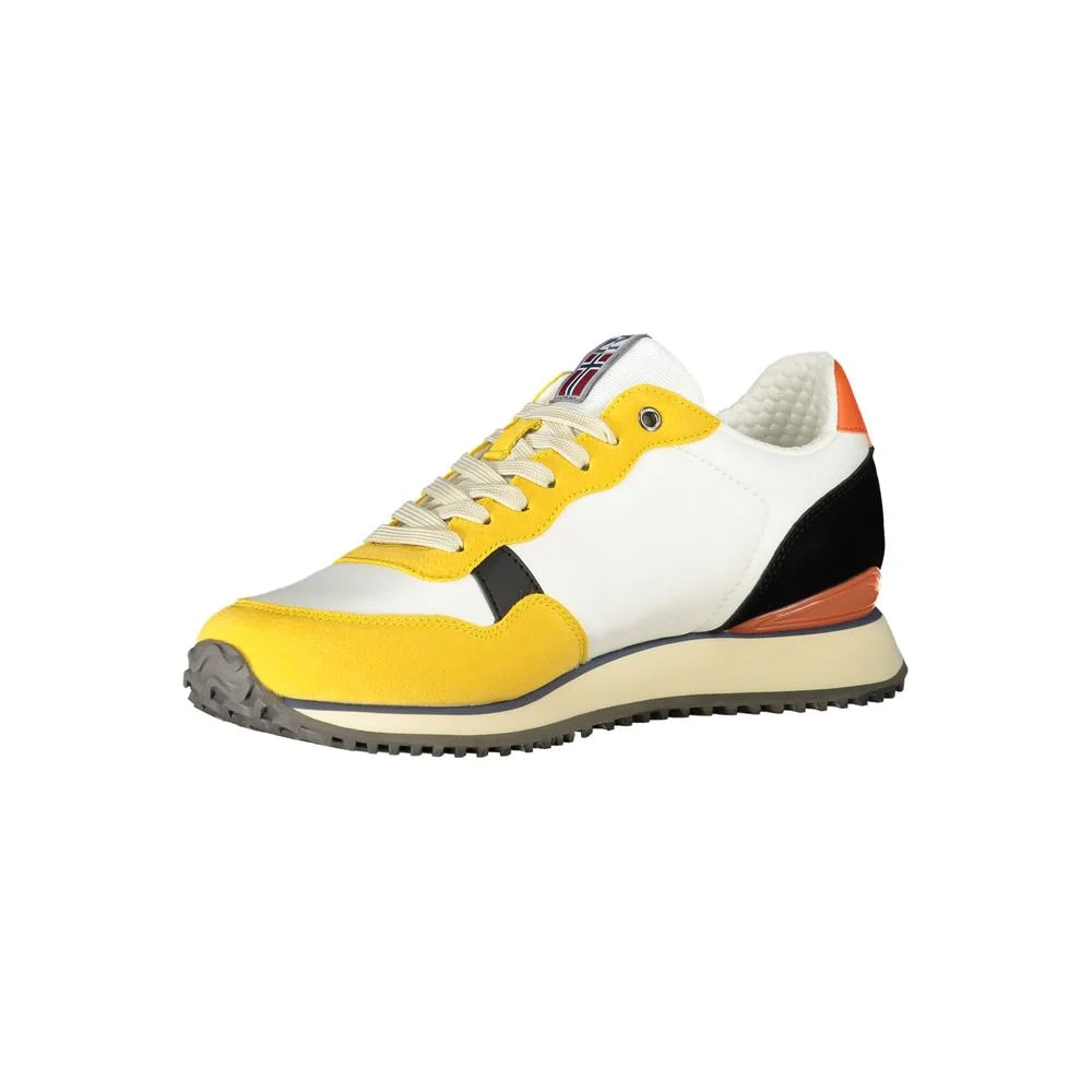 Napapijri Yellow Polyester Sneaker - Sneakers