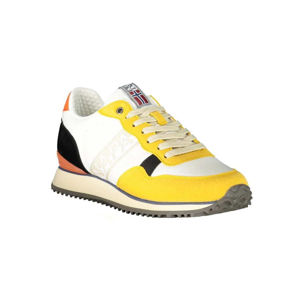 Napapijri Yellow Polyester Sneaker - Sneakers