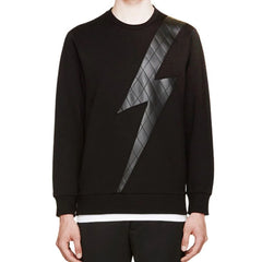 Neil Barrett Black Lyocell Sweatshirt - S