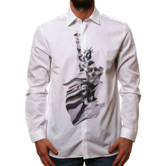 Neil Barrett State Of Liberty Cotton Shirt - 39 - Shirts