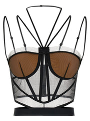 Nensi Dojaka Black Polyamide Tank Tops - IT38