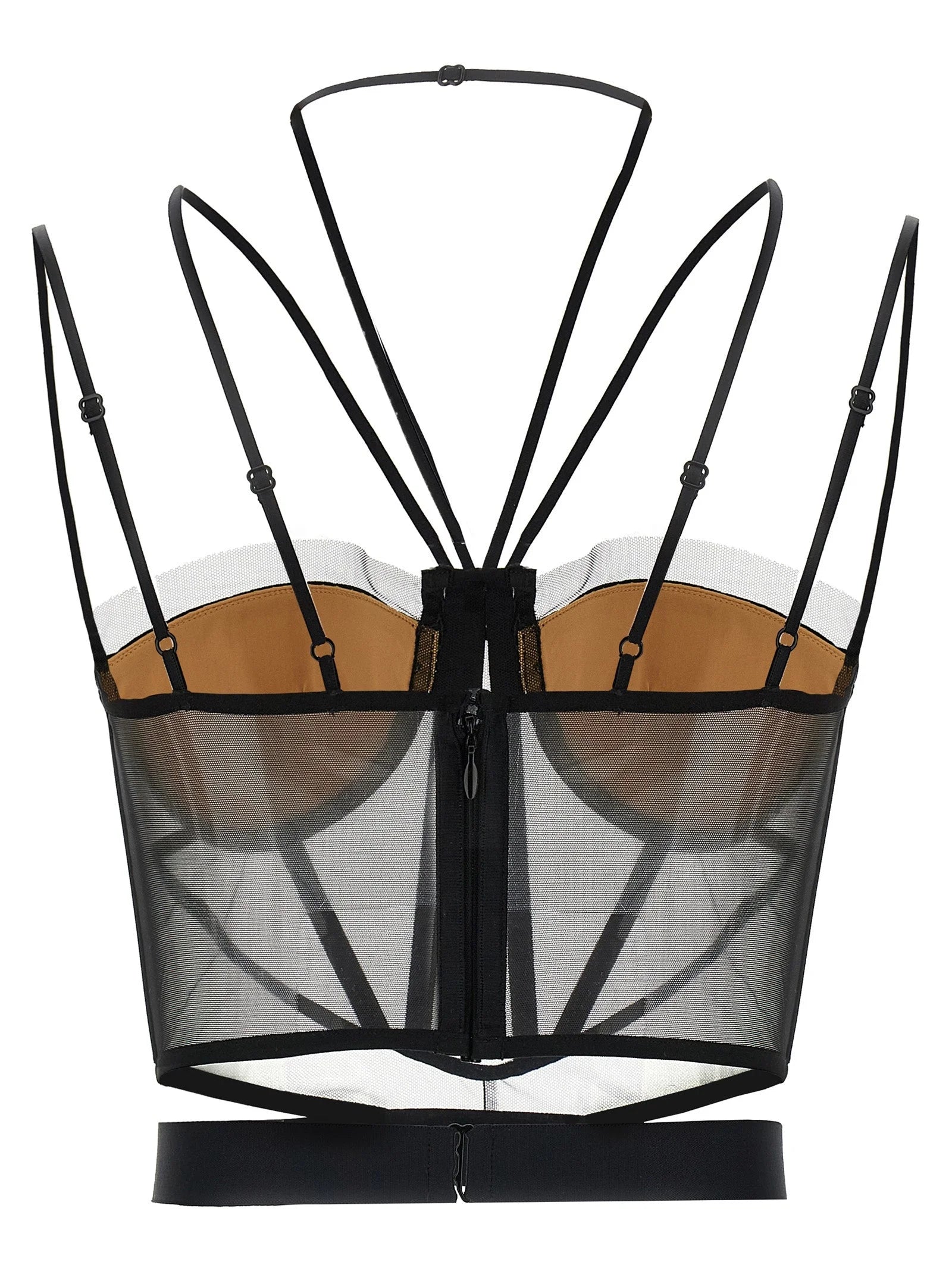 Nensi Dojaka Black Polyamide Tank Tops - IT38