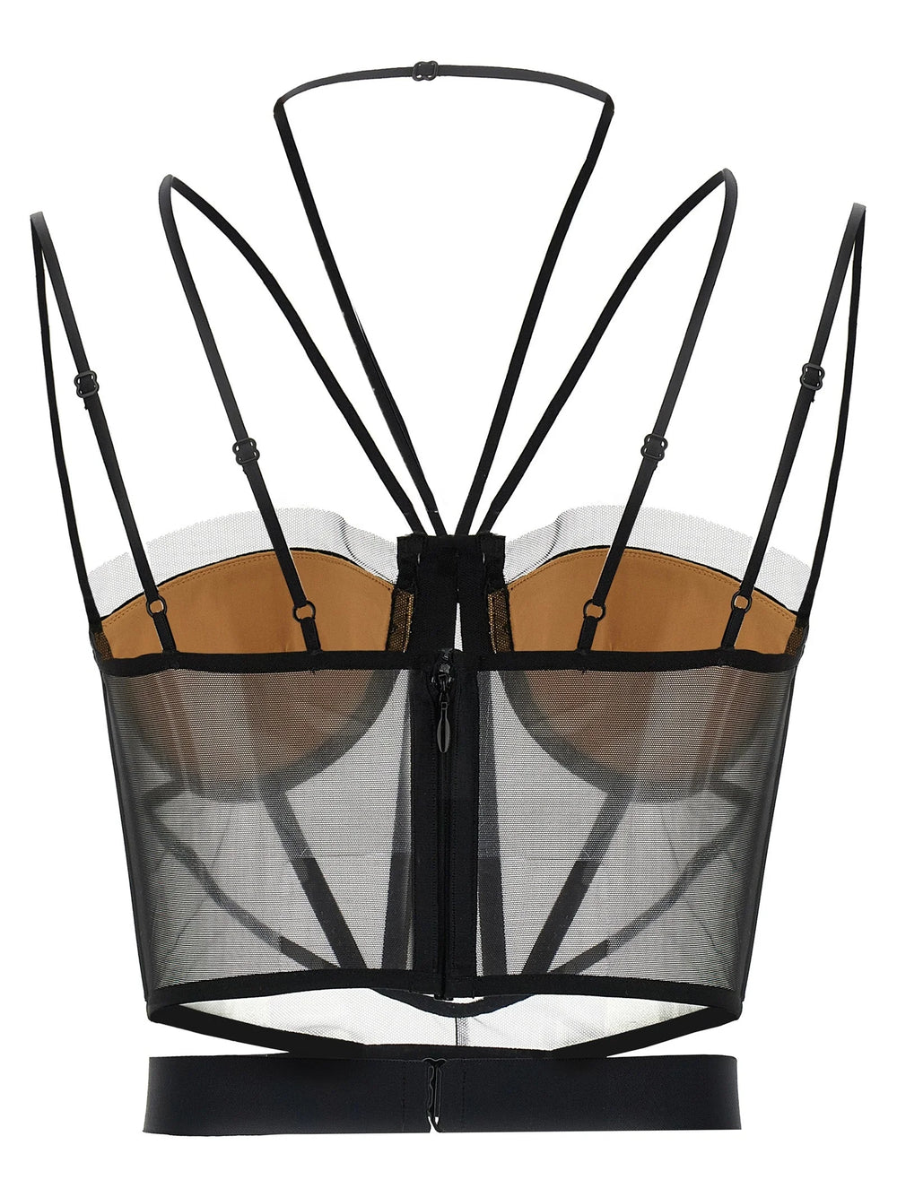 Nensi Dojaka Black Polyamide Tank Tops - IT38