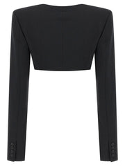 Nensi Dojaka Black Virgin Wool Blazer