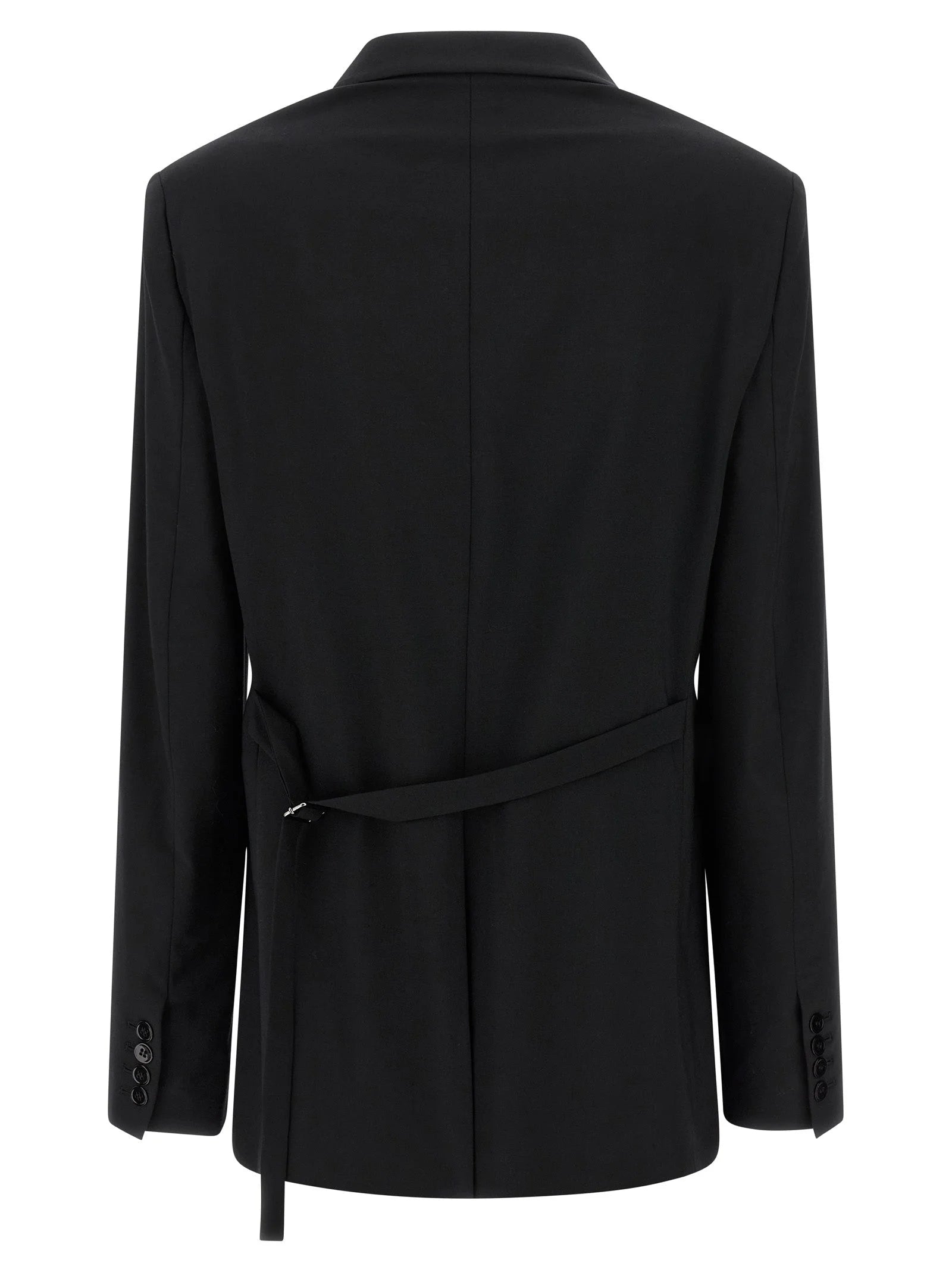 Nensi Dojaka Black Virgin Wool Blazer - IT44
