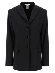 Nensi Dojaka Black Virgin Wool Blazer - IT44