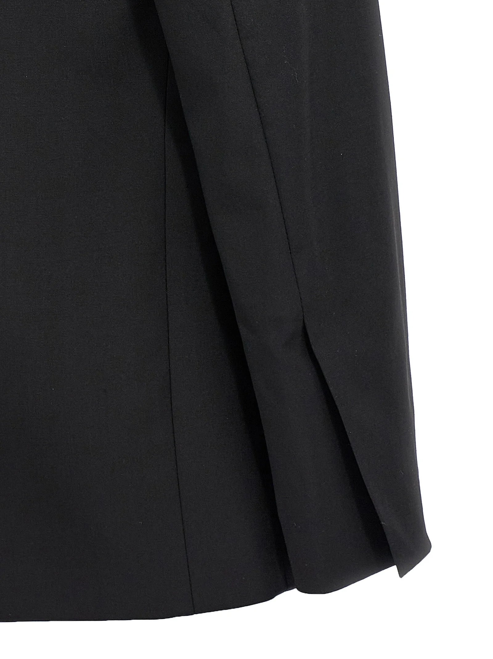 Nensi Dojaka Black Virgin Wool Blazer - M