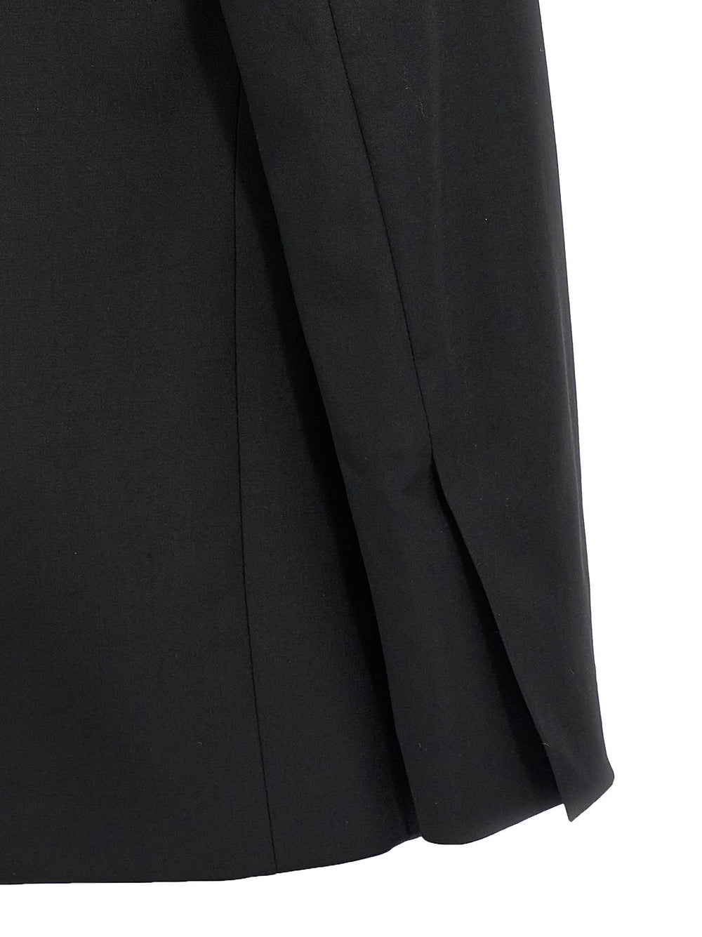 Nensi Dojaka Black Virgin Wool Blazer - M