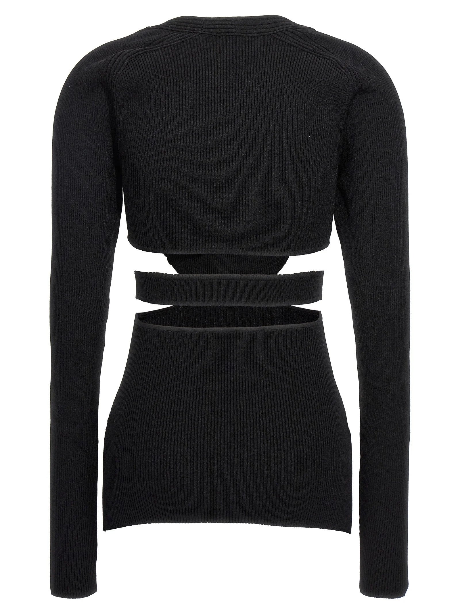 Nensi Dojaka Black Viscose Cardigan