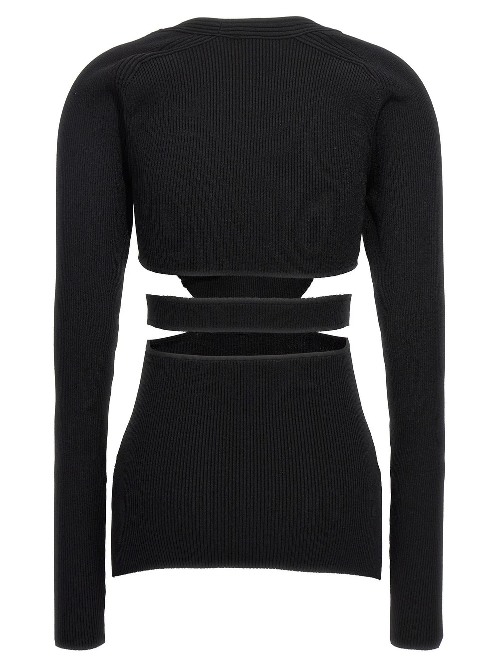 Nensi Dojaka Black Viscose Cardigan
