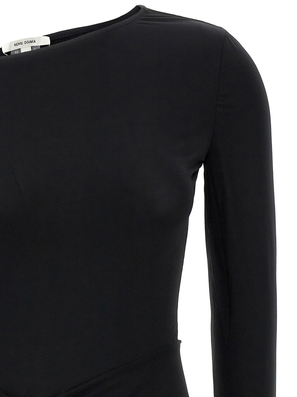 Nensi Dojaka Black Viscose Mini Skirt - M