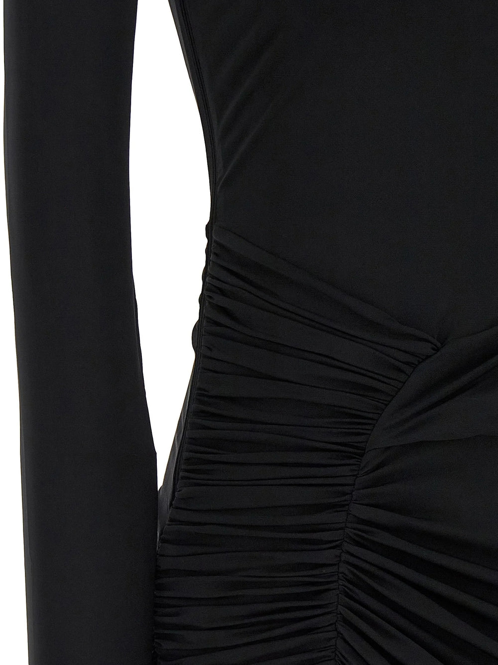 Nensi Dojaka Black Viscose Mini Skirt - M