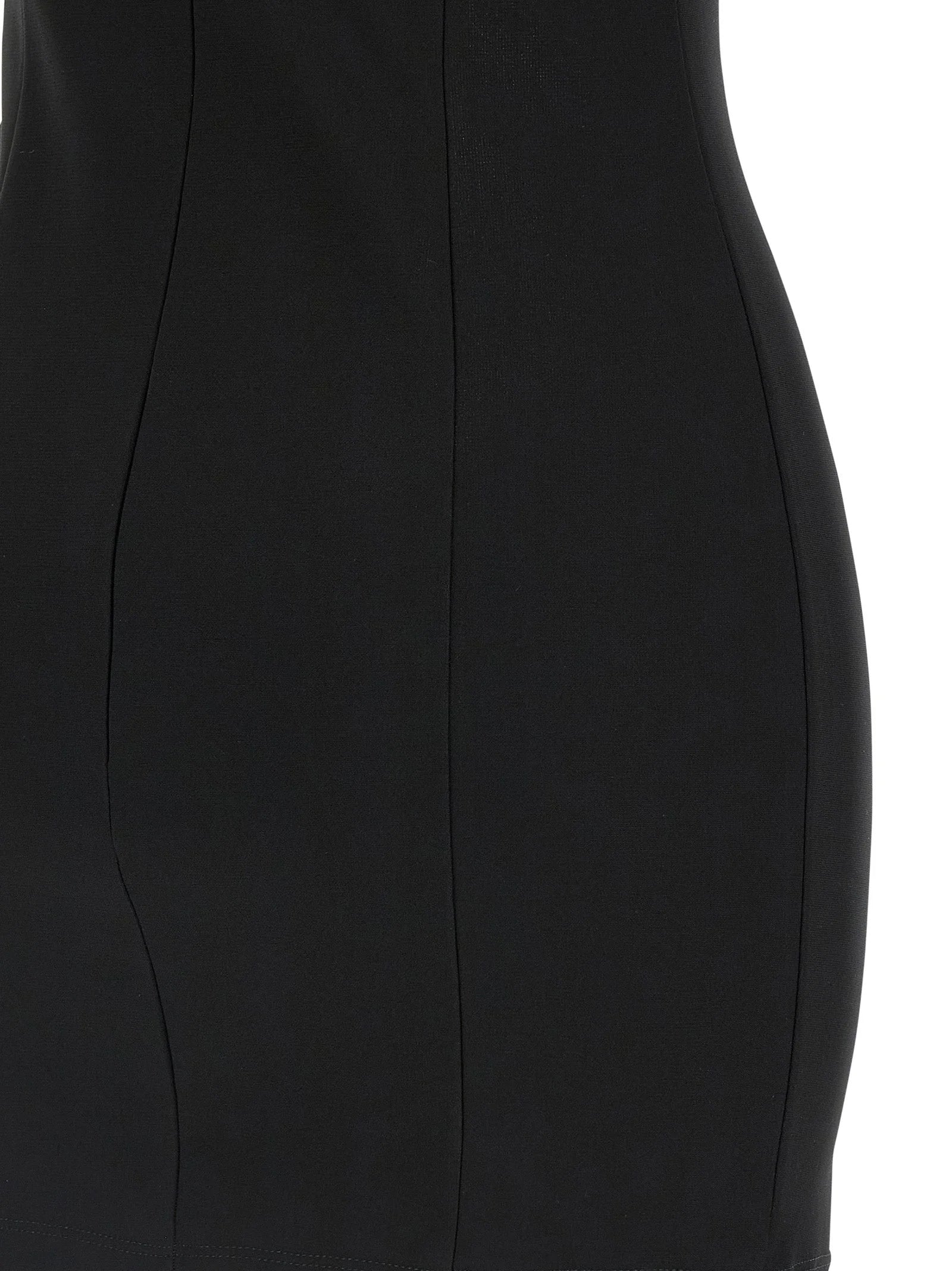 Nensi Dojaka Black Viscose Short Dress